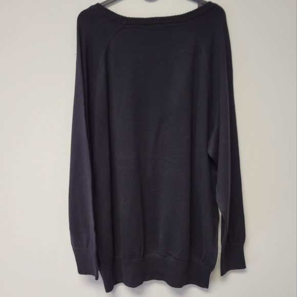 Torrid Disney Maleficent Sequin Sweater Black 2X - Picture 5 of 8